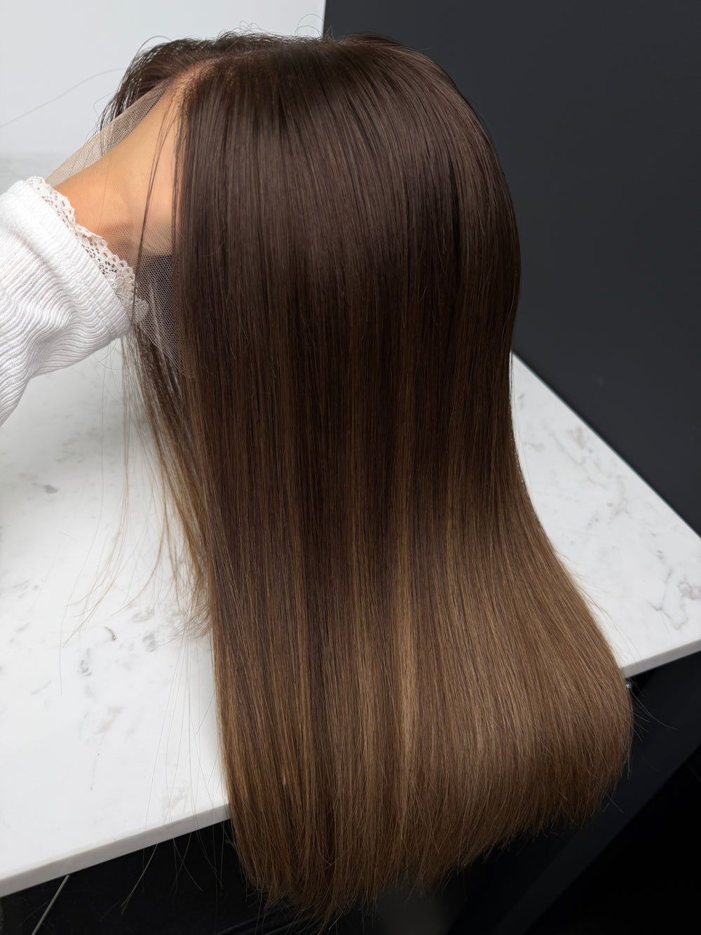 Perücke Ombre