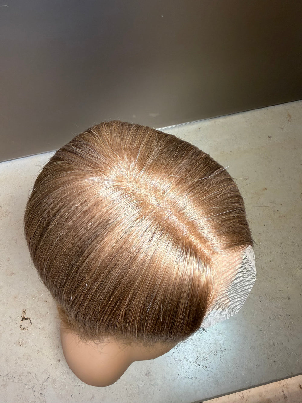 Lace Perücke light Gold Ginger