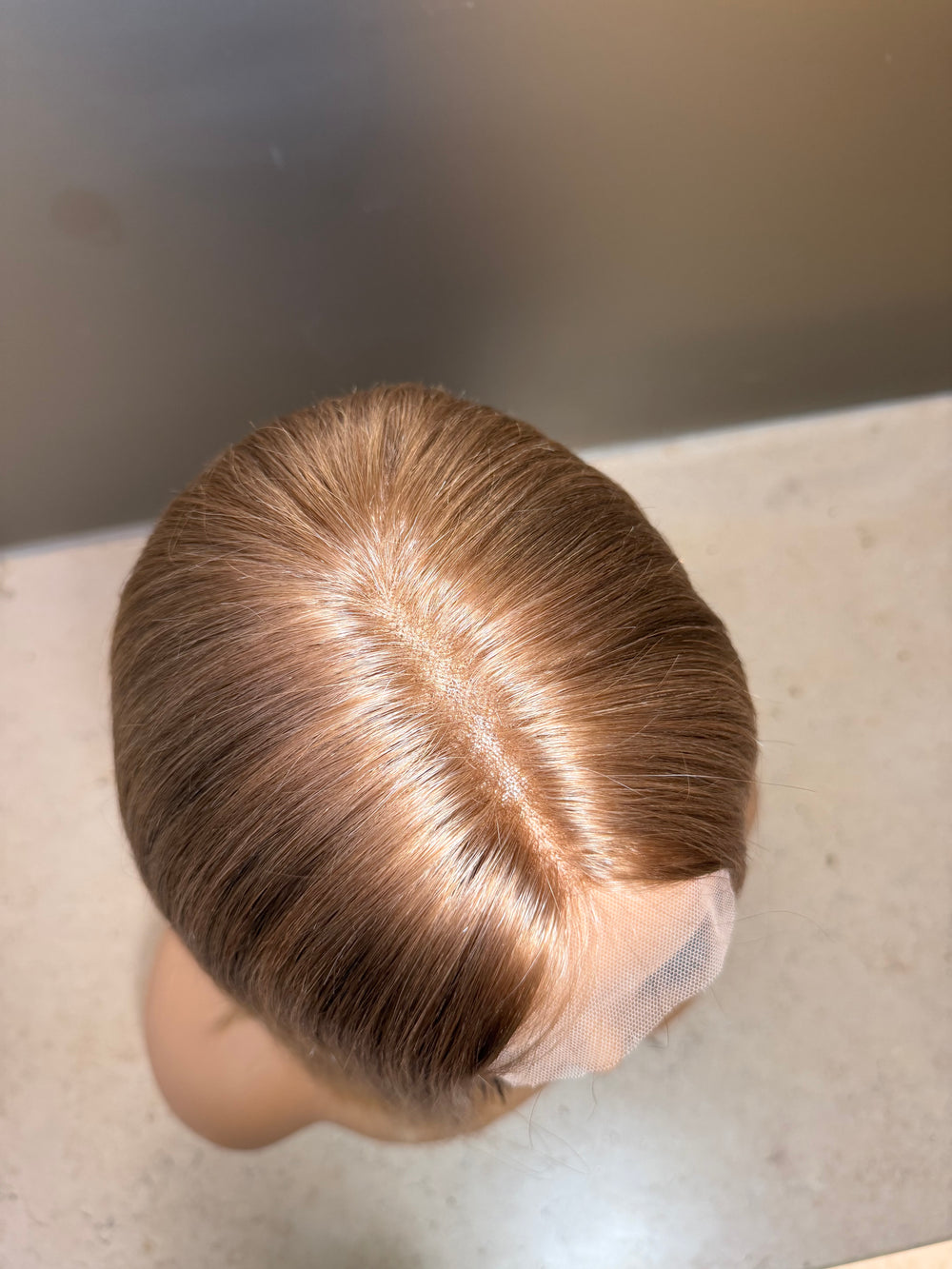 Lace Perücke light Gold Ginger